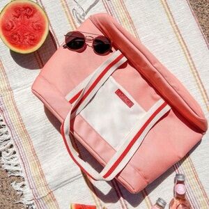 🎸L*SPACE🎸🔥NWT🔥Coastal Cooler Beach Bag (Insulated Tote in Pink/Red)
